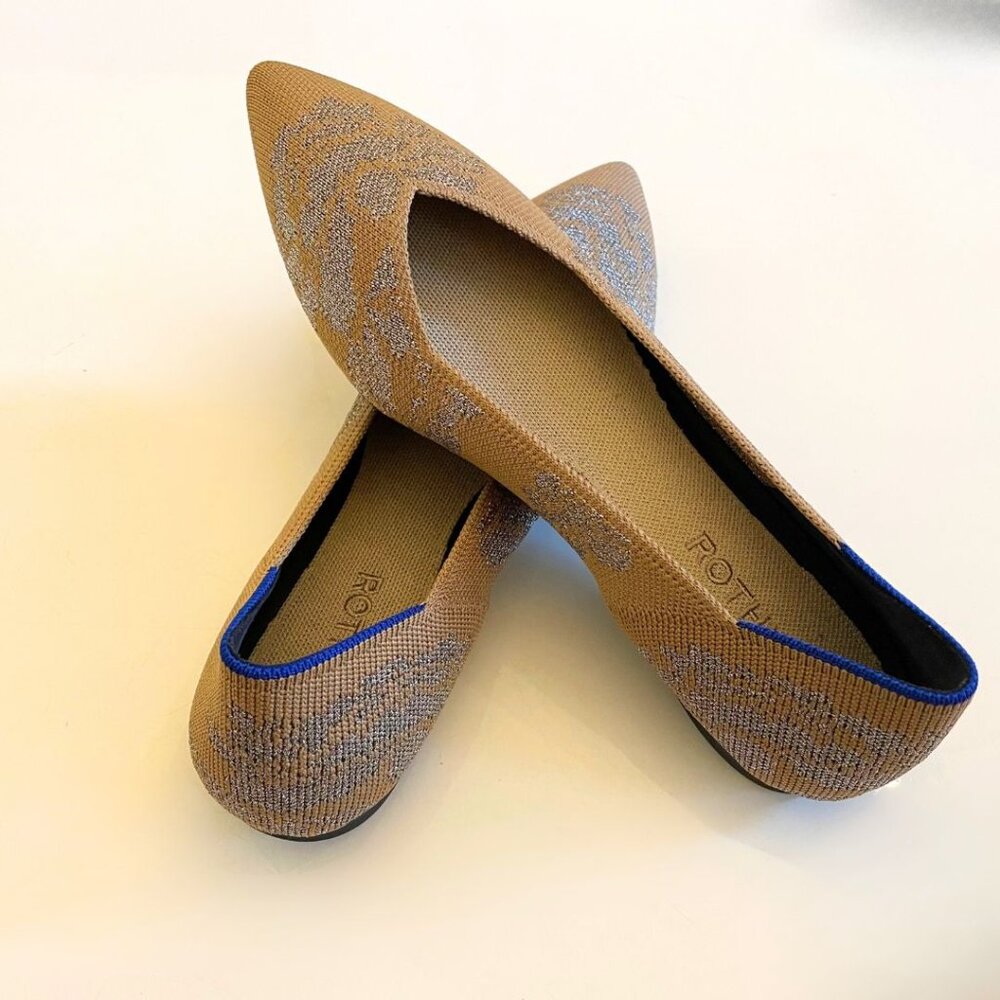 Rothy's Point II Burnished Brown. New Without Tags. Size 8.5.